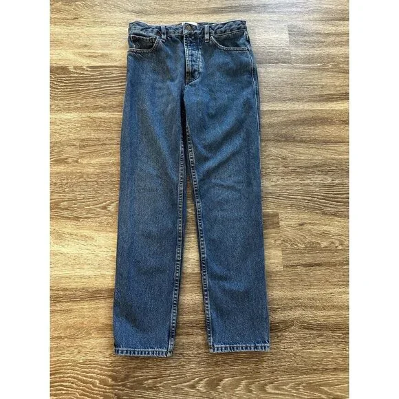 Sezane Denim Brut Sexy Jeans in Denim Blue Size 6 or 28 - Picture 2 of 9